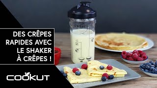 Faire des crêpes c’est magique avec le shaker MIAM [upl. by Leahcimluap]