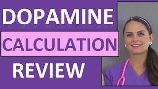 Dopamine IV Drip Calculation amp Nursing Considerations Pharmacology Implications [upl. by Ybrek]