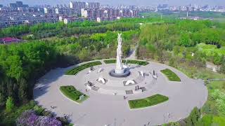 Aerial Masterpieces Exploring Sculpture Park from Above Changchun China [upl. by Marras]