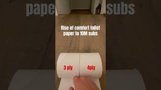 Proving toilet paper can get 10M subs part 30 [upl. by Dorelia]