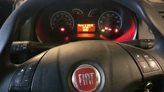 Fiat doblo van oil light flashing reset [upl. by Idelia]