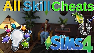 The SIms 4 Skill Cheats Full List and How to Use Them [upl. by Barhos]