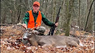 Deer Hunting Massachusetts Still Hunting On Dry Ground  Another Public Land Buck Down [upl. by Rimaj626]