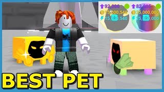 I Finally got the Rainbow Dominus Huge Rarest Pet in the Game  Roblox Pet Simulator [upl. by Baxie]