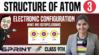 Structure of Atom 03  Electronic Configuration  Class 9  NCERT  Sprint [upl. by Swiercz]