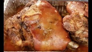 Como hacer Pernil que quede Suavecito y el Cuerito Crujiente [upl. by Trebmal]