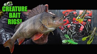 CREATURE BAIT RIGS MADE EASY  Big Perch Fishing  Perch Lures [upl. by Assili]