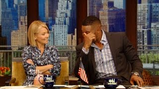 Michael Strahan Gets Emotional About Derek Jeters Last Home Game [upl. by Lexa]