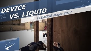 device vs Liquid  ELEAGUE Major 2017 [upl. by Saduj]