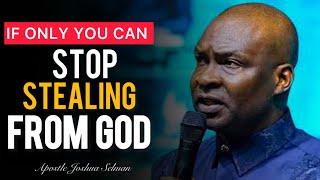 The Truth About Giving That You Hate to Hear how we Rob God DAILY 😭😭  Apostle Joshua Selman [upl. by Bocock607]