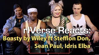 rIVerse Reacts Boasty by Wiley ft Stefflon Don Sean Paul Idris Elba  MV Reaction [upl. by Nayarb]