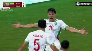 Brahim Diaz Goal Gabon vs Morocco 13 All Goals and Extended Highlights [upl. by Pettit532]