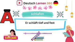 Deutsch Lernen A1  50 German verbes and Phrases to Know  German Conversation for Beginners  A1 [upl. by Irina503]