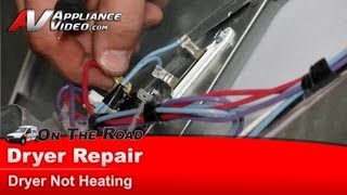 Whirlpool Dryer Repair  Not Heating  Fuse Kit [upl. by Carine]