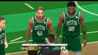 NBA 2K20  2K242K25 Updated Roster  New SignTrade  MyCareer  Gameplay  Celtics vs LA Lakers [upl. by Waal]