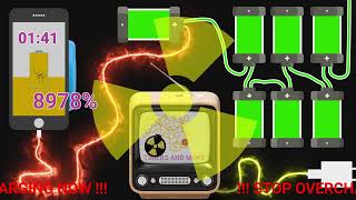 6000000 OVERCHARGING Phone Battery  STRONG GLITCHY END  EXPLOSION [upl. by Lesak]