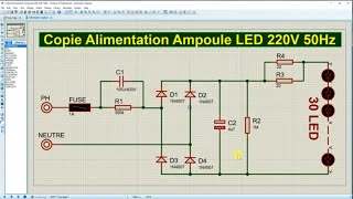 Brancher 30 LED sur 220v 50hz [upl. by Brenda625]