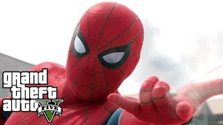 SPIDERMAN HOMECOMING  GTA 5 MODS LIVESTREAM  NO VOICEOVER ONLY CHAT [upl. by Etam]