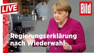 „Islam ist inzwischen ein Teil Deutschlands geworden“ – Regierungserklärung nach Wiederwahl [upl. by Norok]