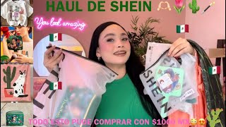 Haul de shein😍🌵🎀pedí 1000 MXTODO ESTO recibí [upl. by Ayoj]