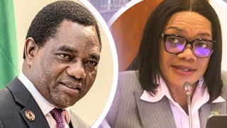 President Hakainde Hichilema fired Sivia Masebo is it true ZAMSA Full story [upl. by Otir747]