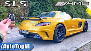 Mercedes SLS AMG BLACK SERIES  REVIEW POV on AUTOBAHN NO Speed limit by AutoTopNL [upl. by Rap926]