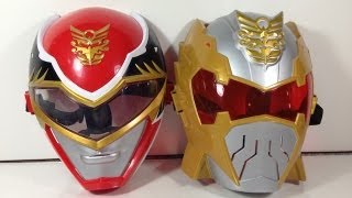 Review Red Ranger amp Robo Knight Masks Power Rangers Megaforce [upl. by Michelle]