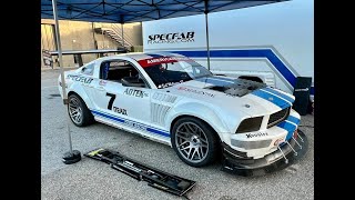 Laguna Seca  Sunday Race 14 surprise ending Sal Molinare SCCA ITE 7 Mustang 91524 [upl. by Fauch]