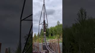 Toutatis Parc Asterix parcasterix toutatis rollercoaster amusementpark [upl. by Olympium]