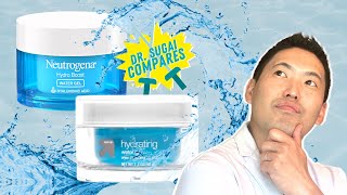 Dermatologist Compares Neutrogena Hydro Boost Water Gel vs up amp up Hydrating Water Gel [upl. by Renmus]