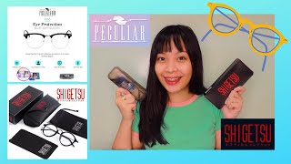 Shigetsu amp Peculiar  Best AntiBlue Light Glasses in Shopee   50 Vlog  Es Maq [upl. by Notsuh119]