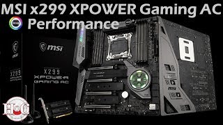 MSI X299 XPOWER Gaming AC Benchmarks and Performance  i9 7900x [upl. by Aisile7]