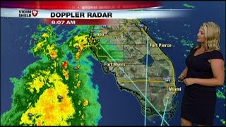 Tracking Tropical Storm Colin on Monday June 6 [upl. by Bringhurst]