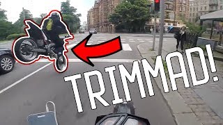 Åker trimmad moped genom GBG Svensk Motovlogg [upl. by Gibun]