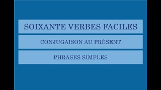 LEARN FRENCH  CONJUGAISON  PHRASES SIMPLES [upl. by Arakal393]