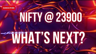 Master Your Trades Nifty  23900  Whats Next  GANN [upl. by Ahsinev]