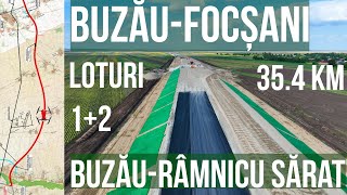 AUTOSTRADA A7 Buzău  Focșani  lot 12 Buzau  Râmnicu Sarat 354 km  07082024  Raducu P Drum [upl. by Arsuy]