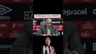 PETRAGLIA FALOU MUITO E AGORA CHORA santos memes futebol shorts [upl. by Calista]