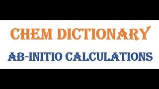 Ab initio calculations [upl. by Vergil]