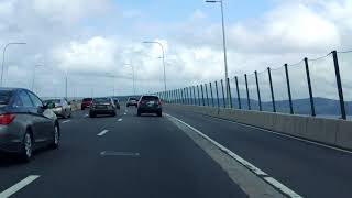 Gov Mario M Cuomo New Tappan Zee Bridge northwestbound Early 2018 Construction Update [upl. by Intirb564]