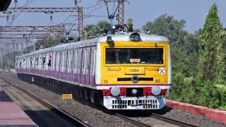 Newly Painted Shiny BarddhamanHowrah EMU Local Train Arrive Talandu Station  Eastern Railways [upl. by Viridissa]