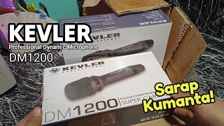 KEVLER PROFESSIONAL DM1200  Precision Crafted Dynamic Microphone  Unboxing and Review [upl. by Beuthel]