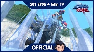 Official DinoCore amp John TV  Finally Core Change  3D  Dinosaur Animation  Season 1 Episode 5 [upl. by Hras]