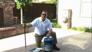 How to apply a waterbased wetlook paver sealer [upl. by Norvin]