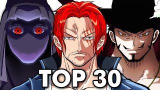 One Piece Top 30 Strongest Characters [upl. by Damahom]