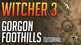 Witcher 3 Gorgon Foothills Question Mark Solution Toussaint [upl. by Horwitz]