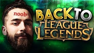 MY RETURN TO LEAGUE OF LEGENDS [upl. by Narod]