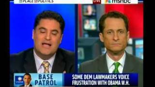 Rep Weiner DNY On NPR Obama  MSNBC w Cenk [upl. by Ailongam794]