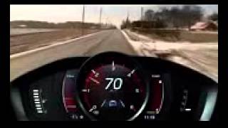 NEW VOLVO 2014 The Adaptive Digital Display in the new V60 Plug in Hybrid [upl. by Harald]