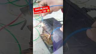 2000W solar inverter TRF short circuit on battery side handmade project [upl. by Prichard]